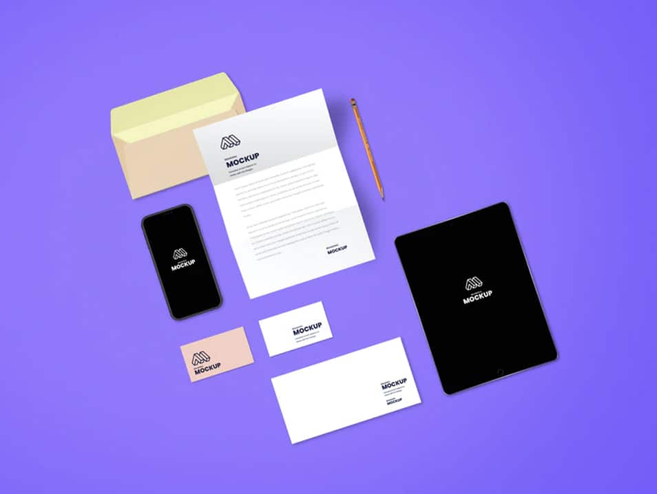 Complete Branding PSD Mockup