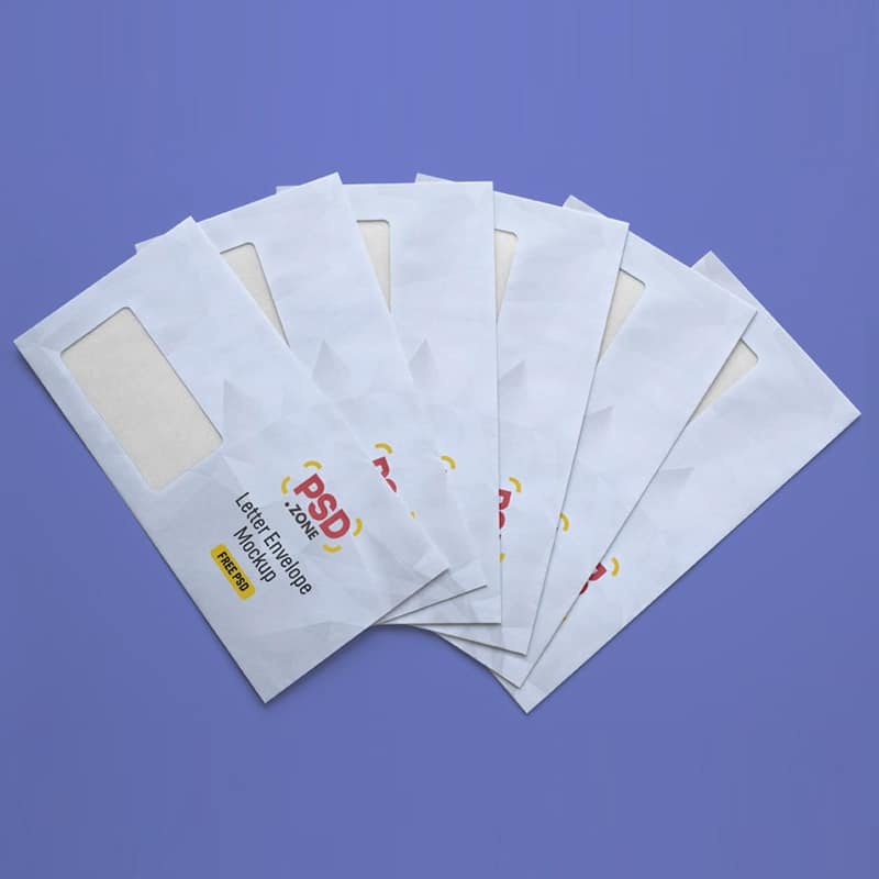 Corporate Brand Letter Envelope Mockup PSD