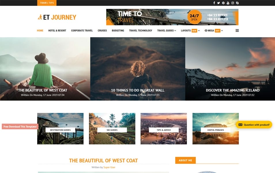 30 Best Free Responsive Joomla Templates 2025 7