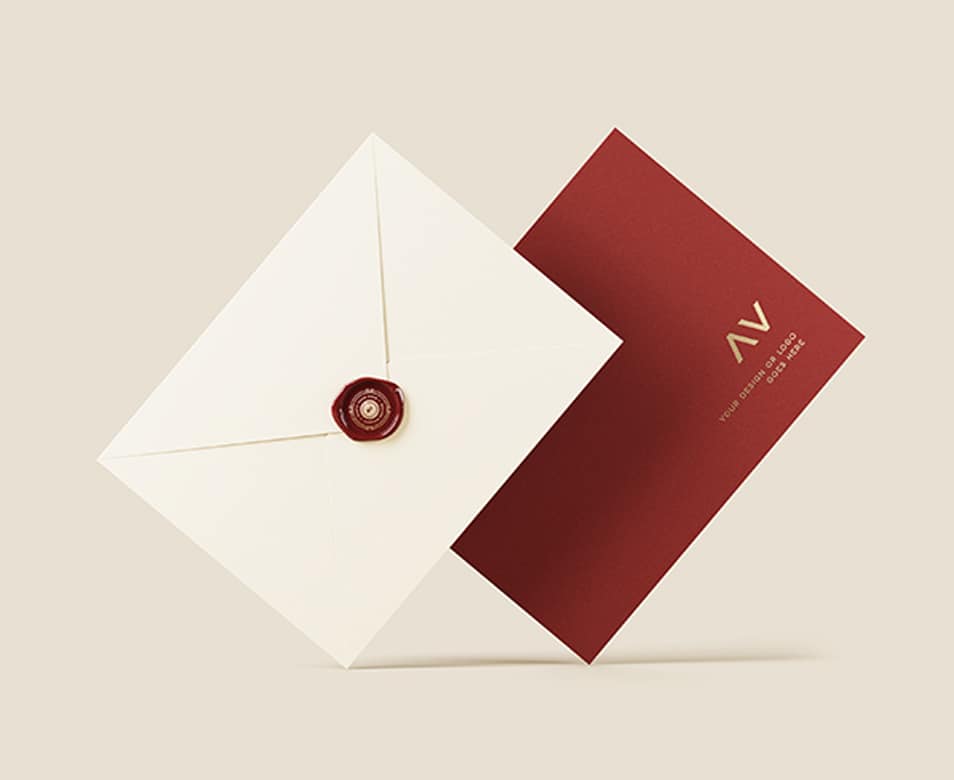 Elegant Envelope Mockup