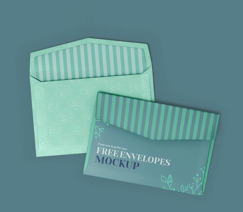Envelopes Free PSD Mockups