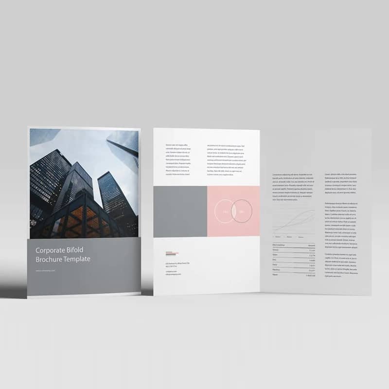 Free A4 Bifold Mock-Up