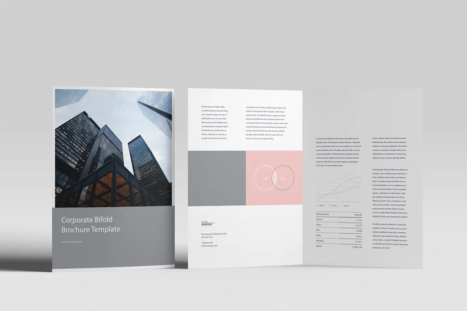 Free A4 Bifold Mock-Up