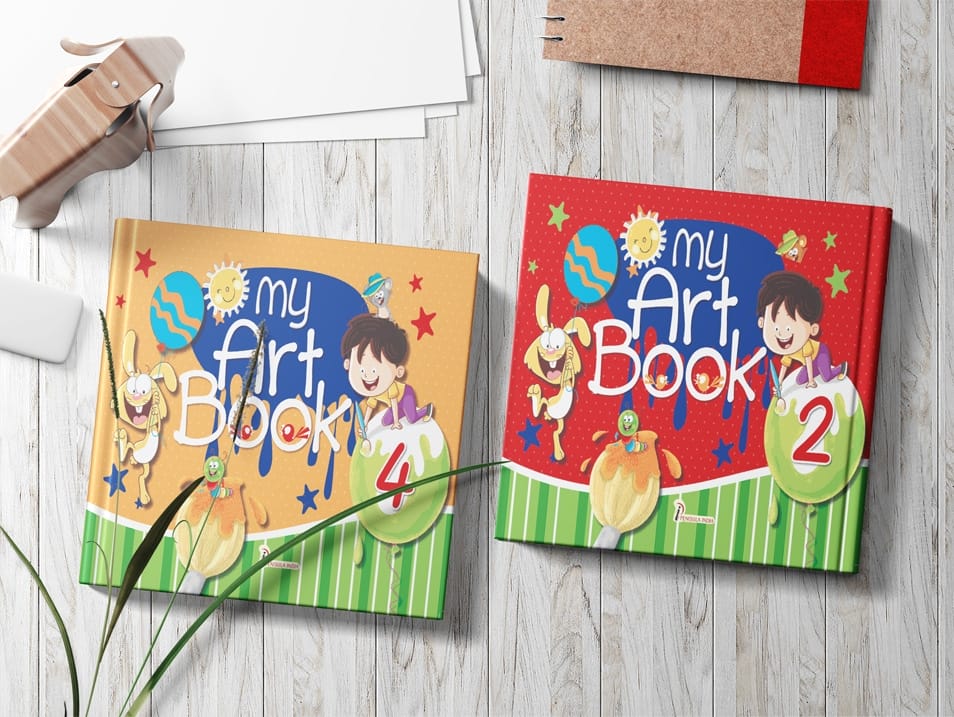 Free Baby Book Cover Mockup