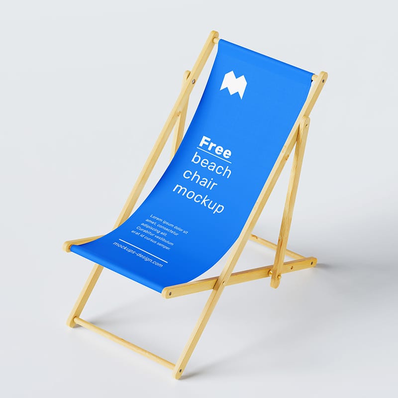 Free Beach Chair Mockup
