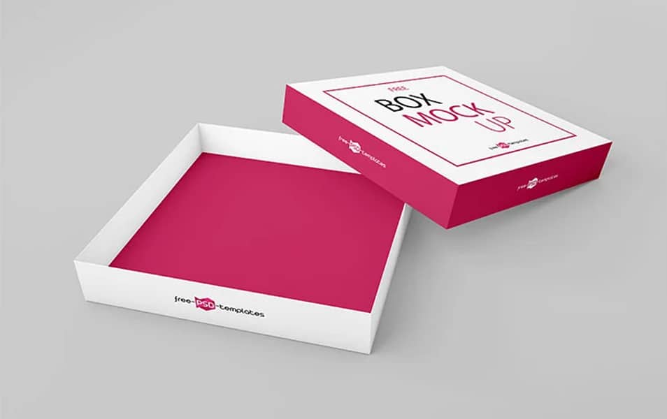 Free Box Mockup Set