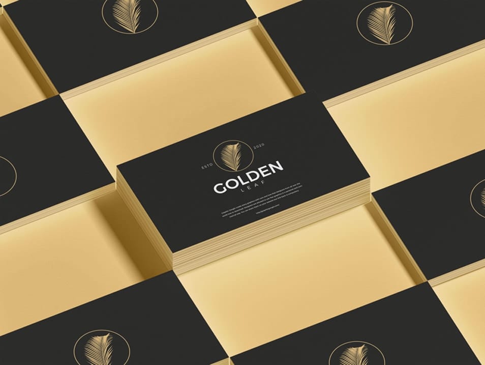 Free Branding Business Card Mockup PSD