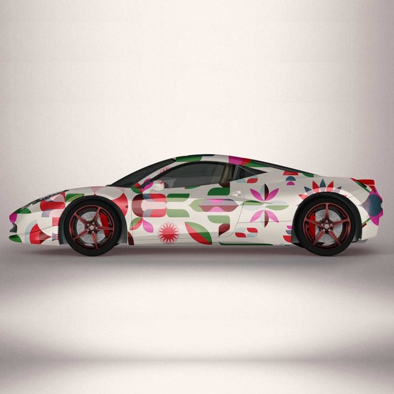 Free Class A Ferrari Design Mockup