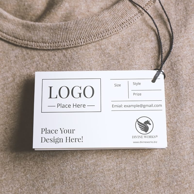 Free Cloth Label Mockup