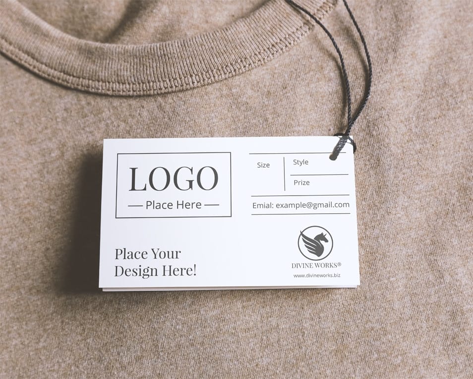 Free Cloth Label Mockup