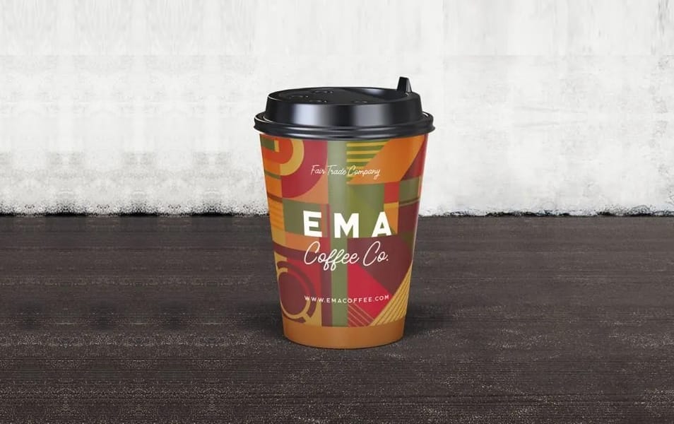 Free Coffee Cup Mockup PSD