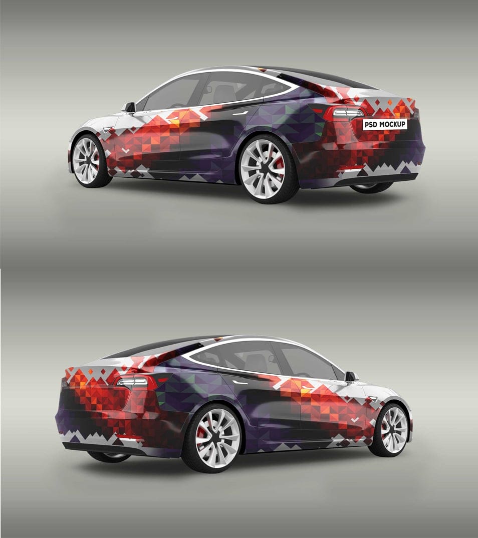 Free Download Beautiful Car Mockups