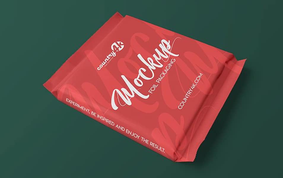 Free Foil Packaging MockUp
