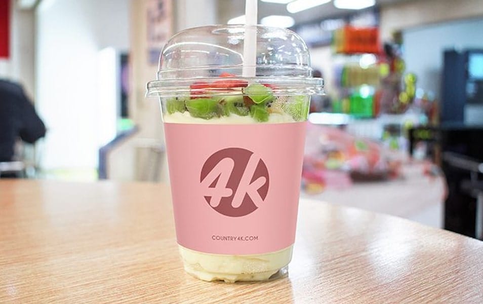 Free Fruit Dessert MockUp