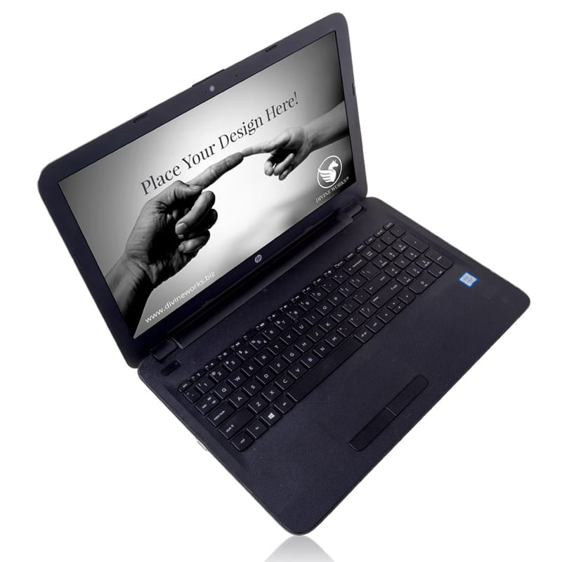 Free Isometric Laptop Mockup