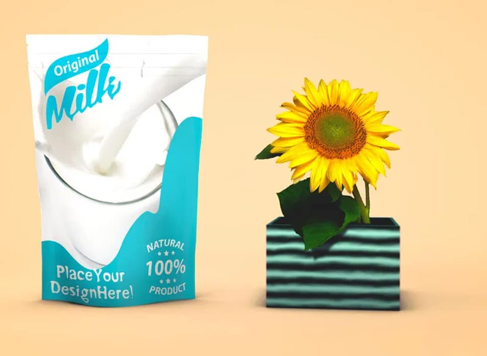 Free Milk Powder Mockup