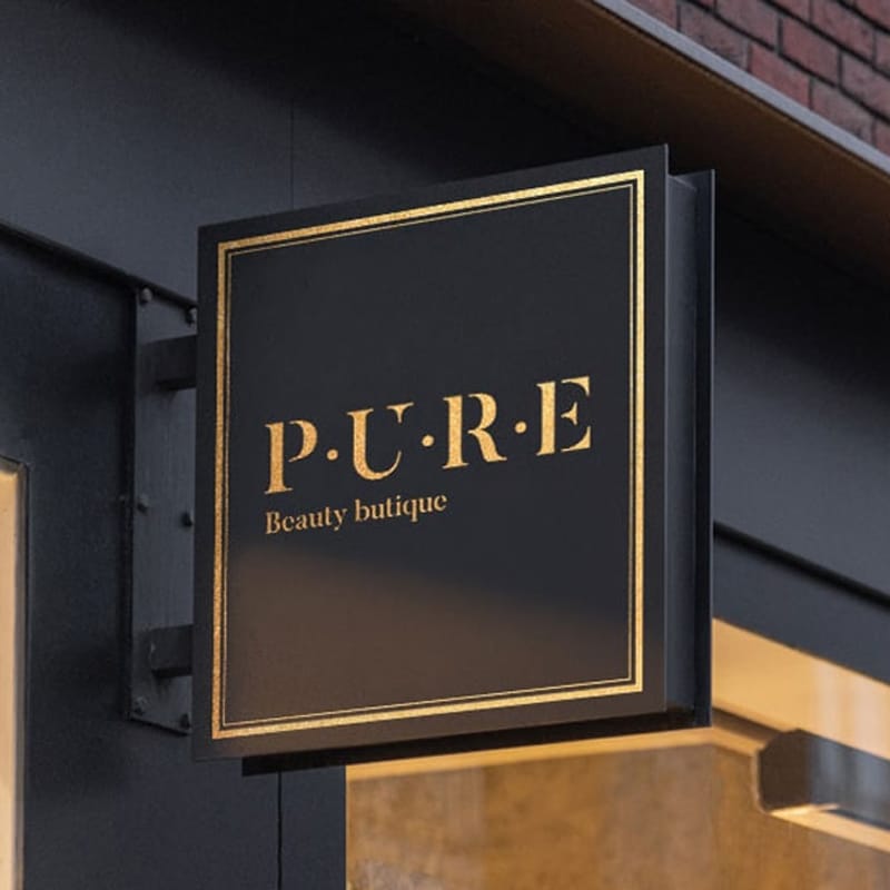 Free Outdoor Sign Mockup