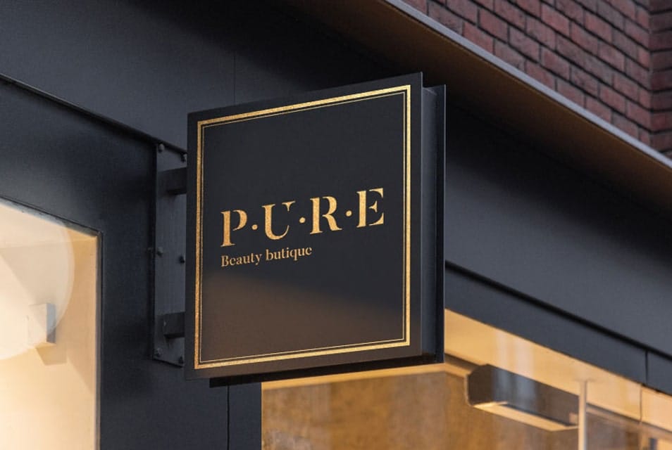 Free Outdoor Sign Mockup