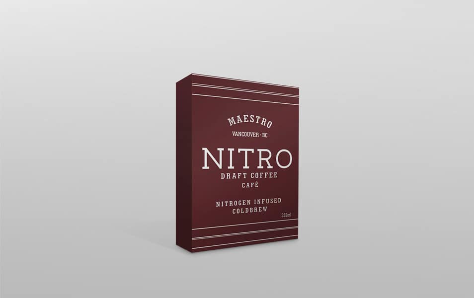 Free PSD Nitro Powder Box Packaging Mockup