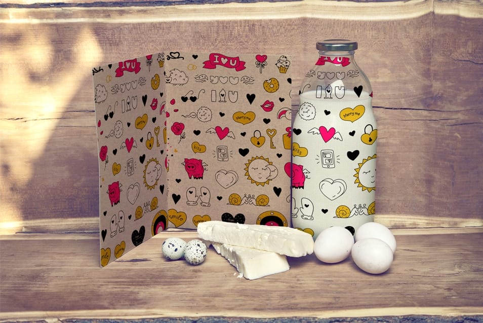 Free Presentation Greeting Cards Design Mockup