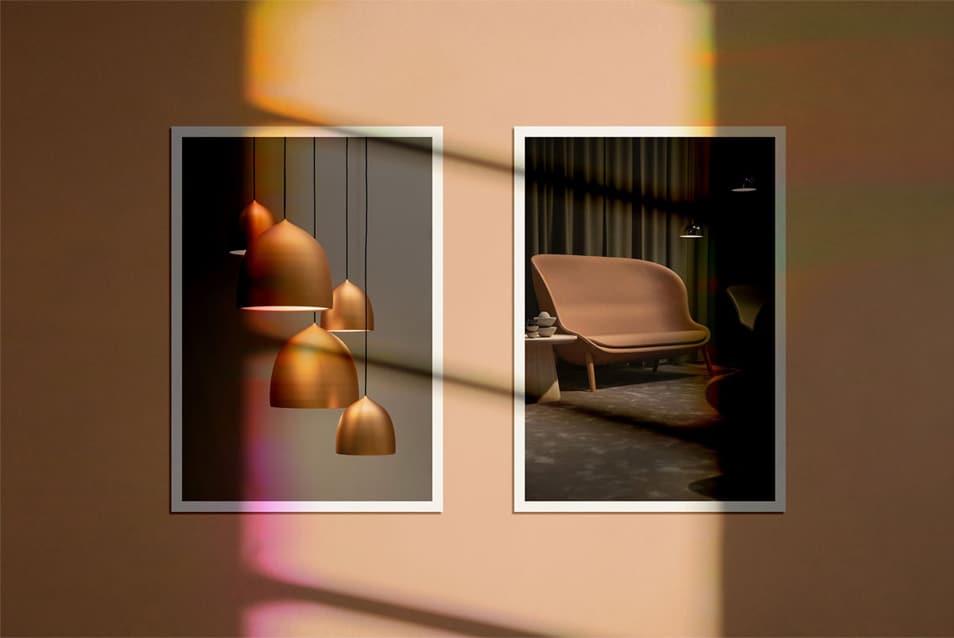 Free Shadow Stationery Mockup Set