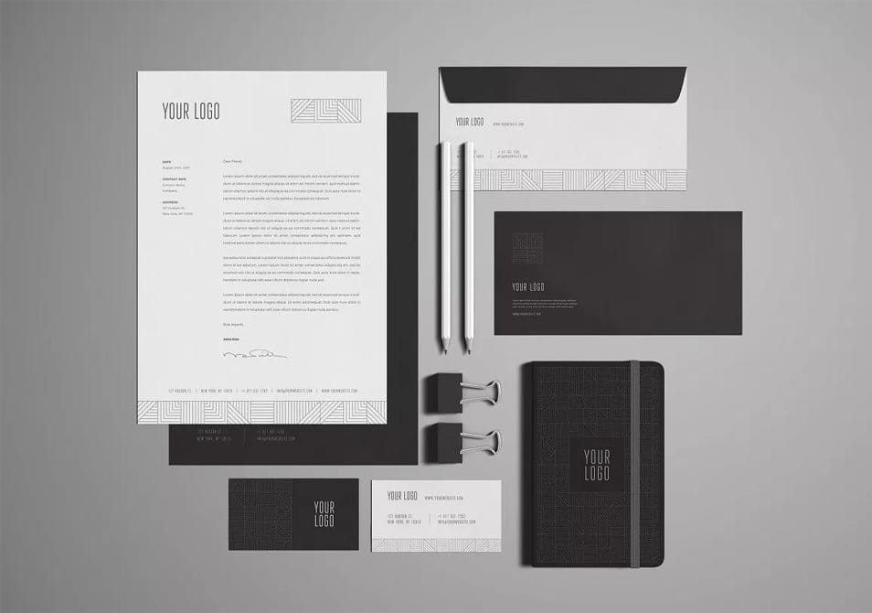Free Stationery / Branding Mock-Up