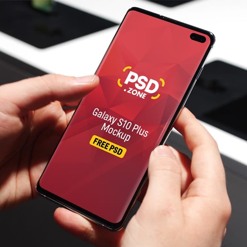 Galaxy S10 Plus Phone Mockup