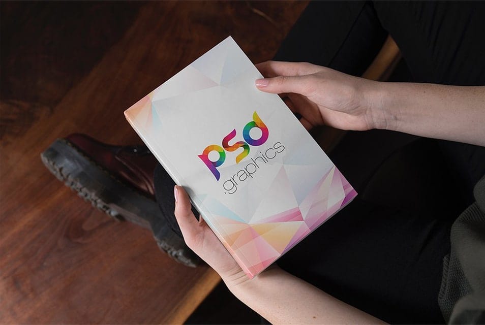 Hardcover Book Mockup Template