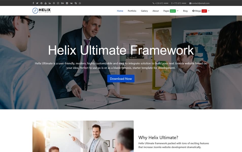 30 Best Free Responsive Joomla Templates 2025 1
