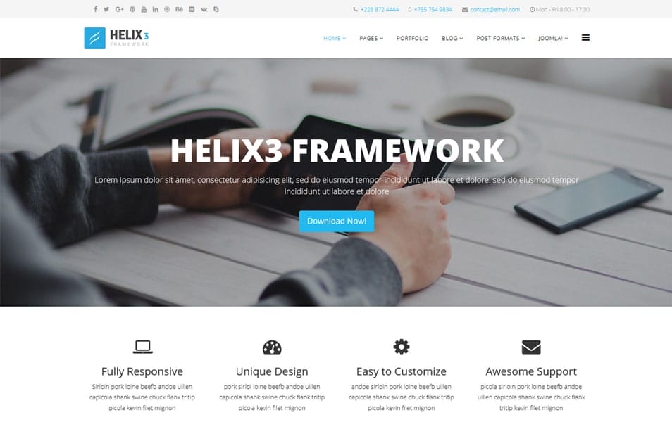 30 Best Free Responsive Joomla Templates 2025 6