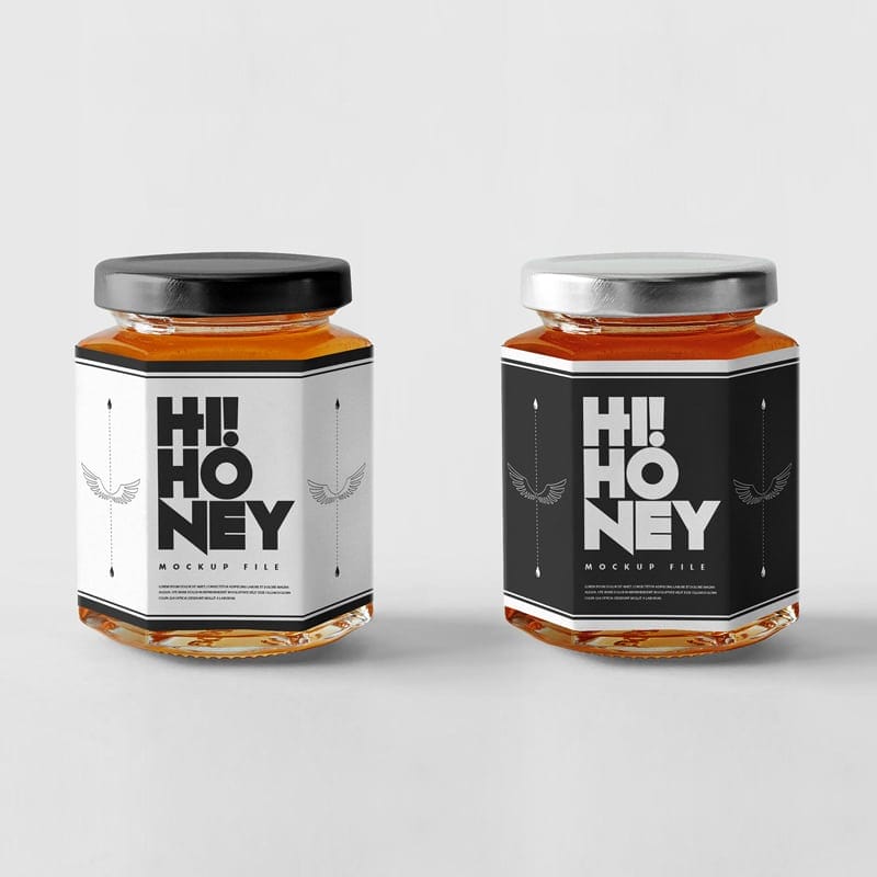 Honey Jar Mockup Set