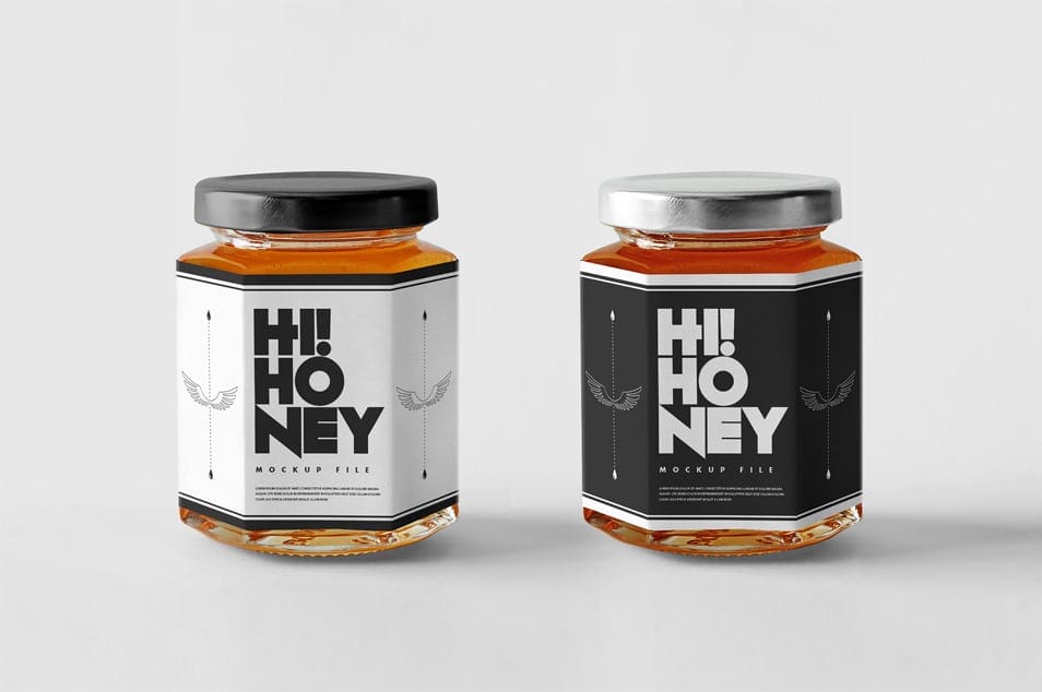 Honey Jar Mockup Set