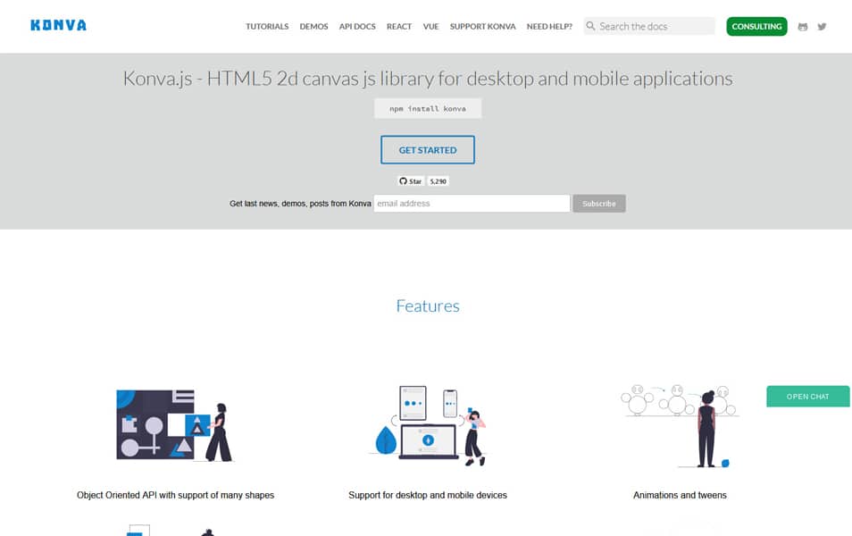 100+ JavaScript Frameworks for Web Developers 46 Konva