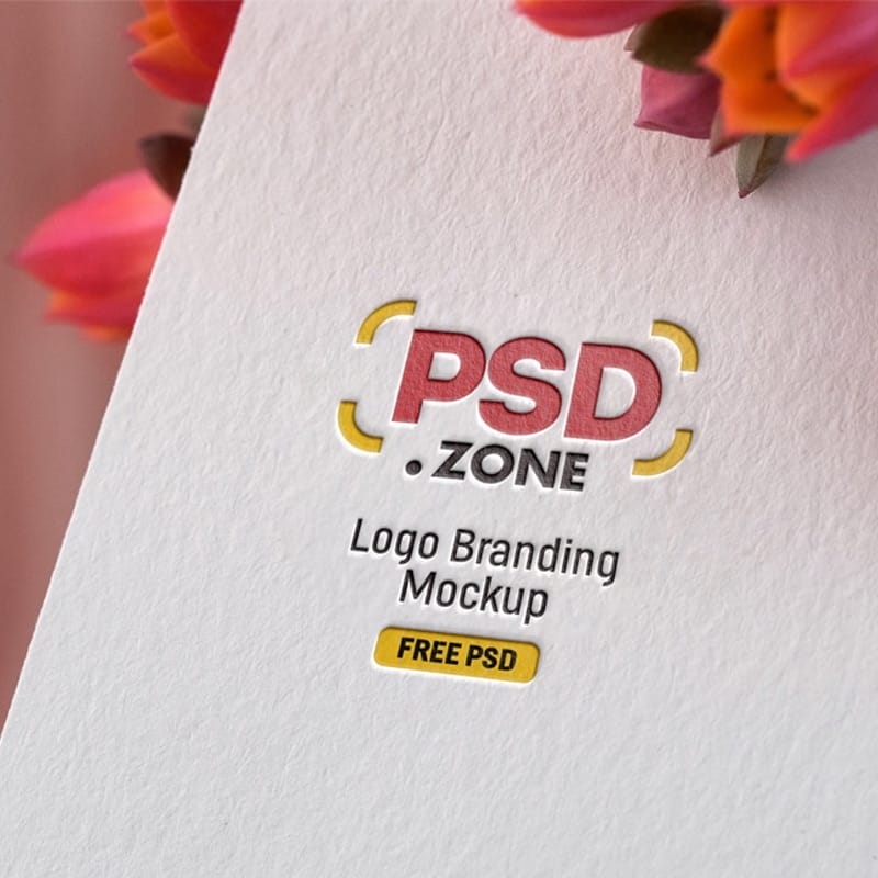 Logo Branding Mockup PSD