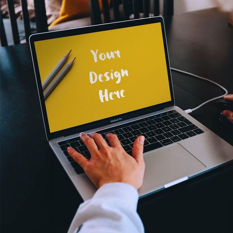 MacBook Pro PSD Mockup