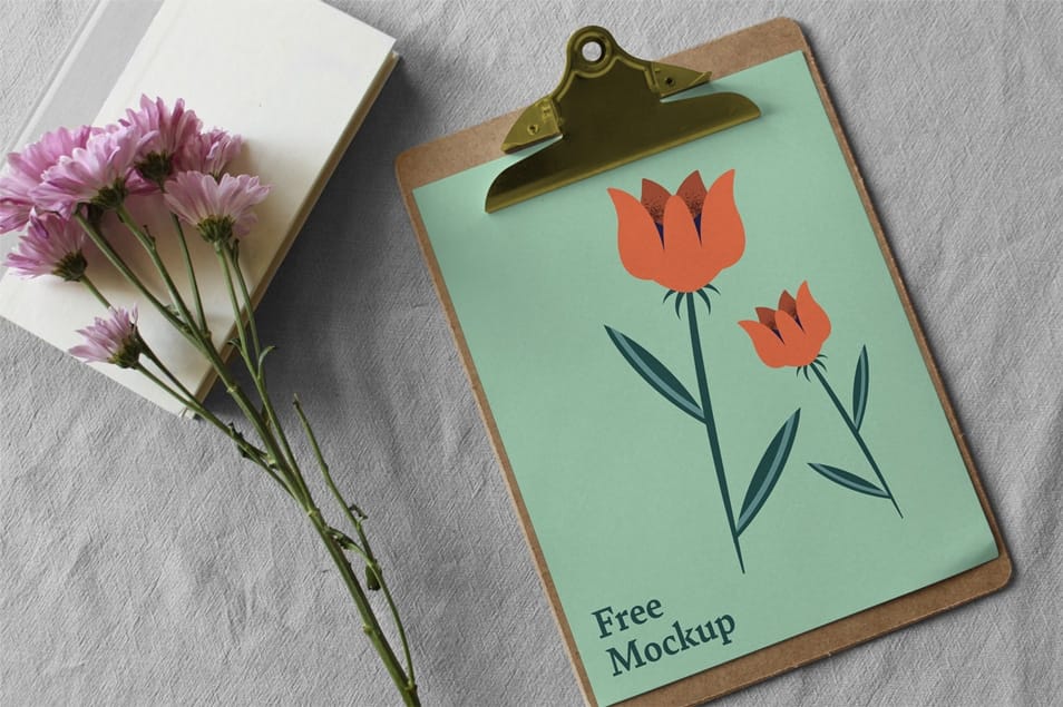 Paper Clipboard Mockup