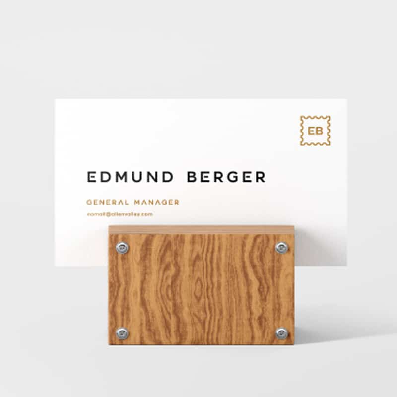 Simple Business Card Mockup