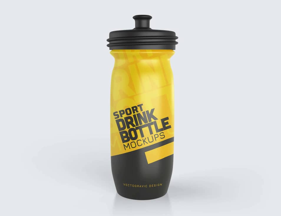Sports Drink Bottle Mockups