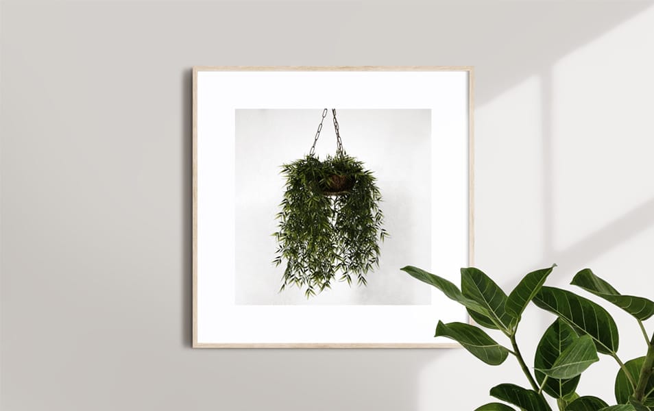 Square Poster Frame Mockup Set