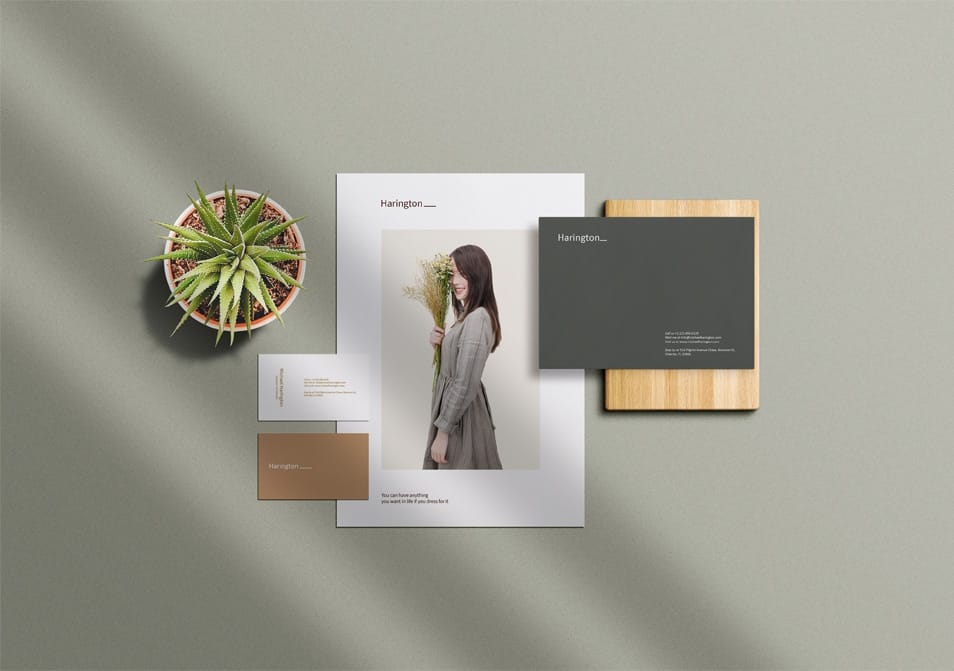 Stationery Branding PSD Mockup