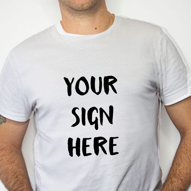 White T-Shirt Mockup