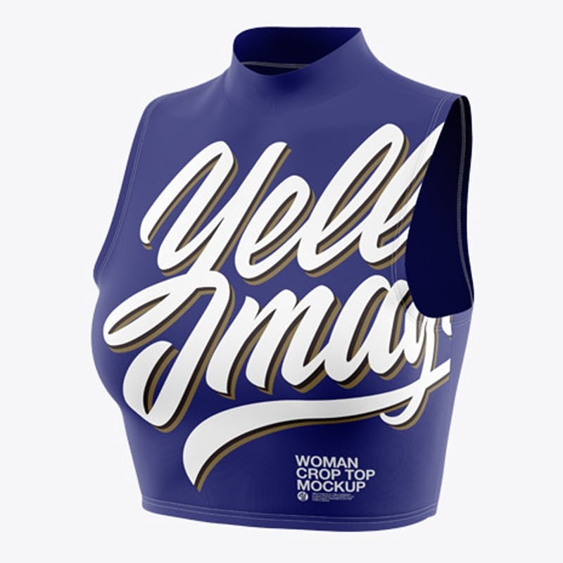 Women's Crop Top Mockup