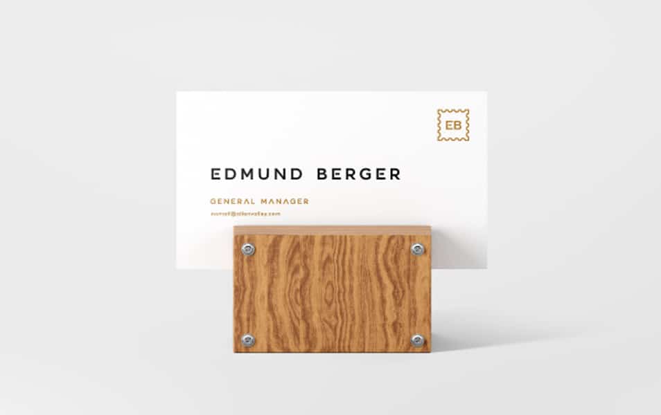 Simple Business Card Mockup