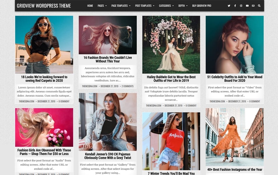 25+ Best Free Masonry Grid Style WordPress Themes 2022 12 GridView