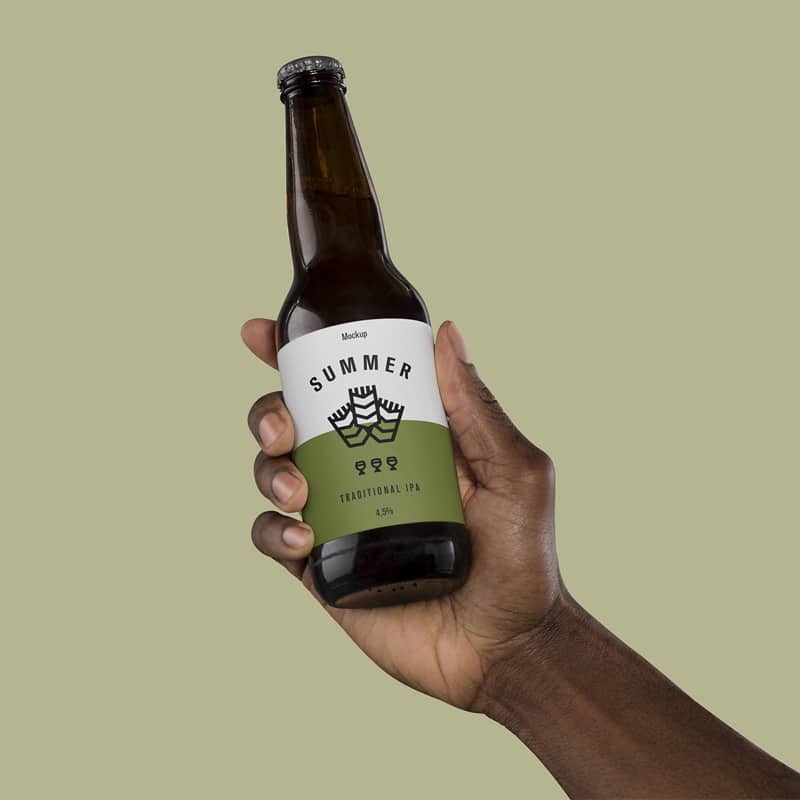 Beer Bottle Mockup