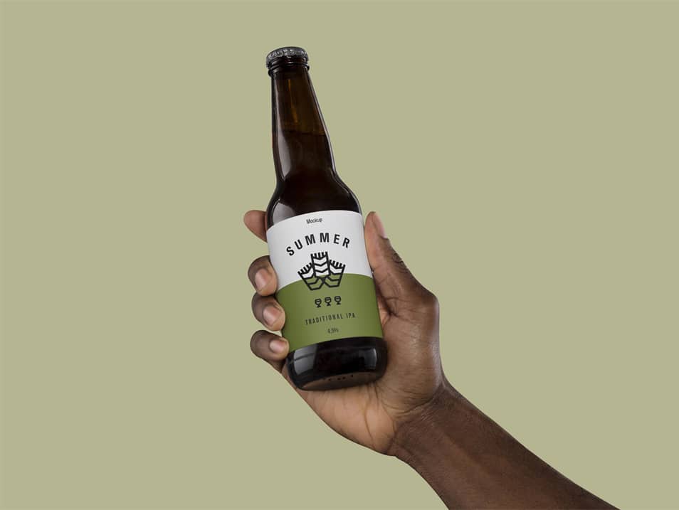 Beer Bottle Mockup