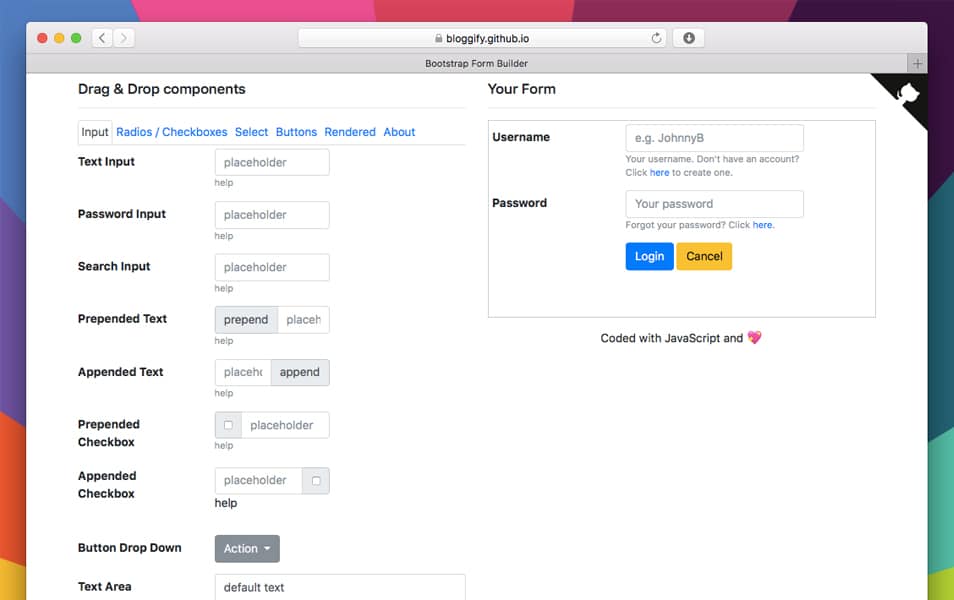 10+ Best Bootstrap Form Builders 2