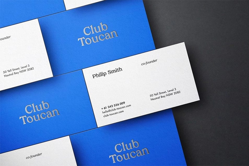 Business Card Mockup Scene