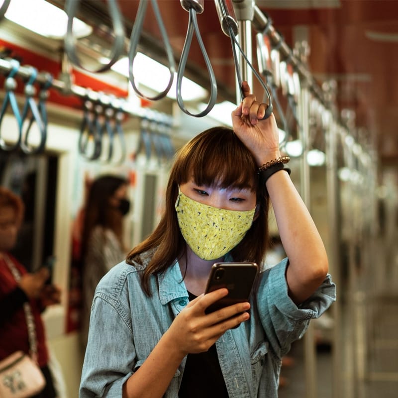 Cloth Mask Mockup PSD