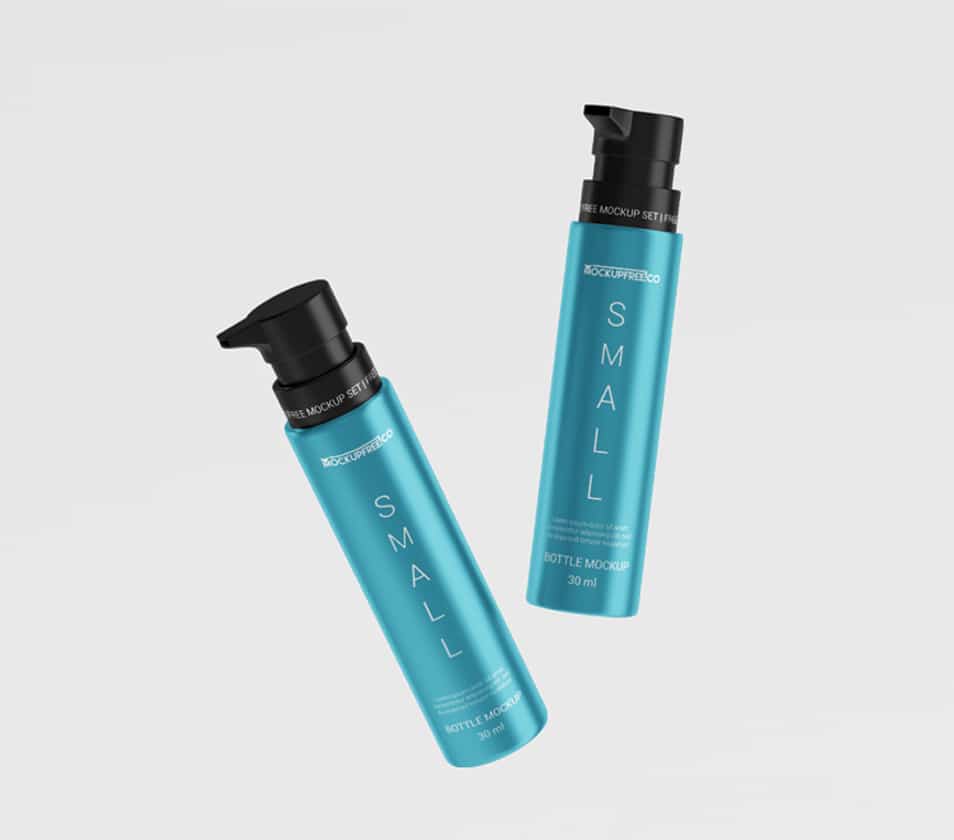 Cosmetic Bottle Free PSD Mockups